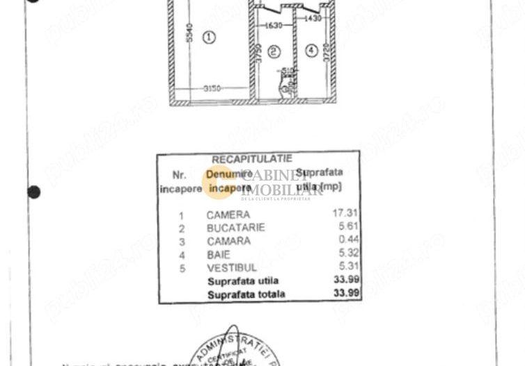 Studio | Creditabil | Renovat | Utilat | 1980 | Metrou Pacii - 5 min - Poză 1