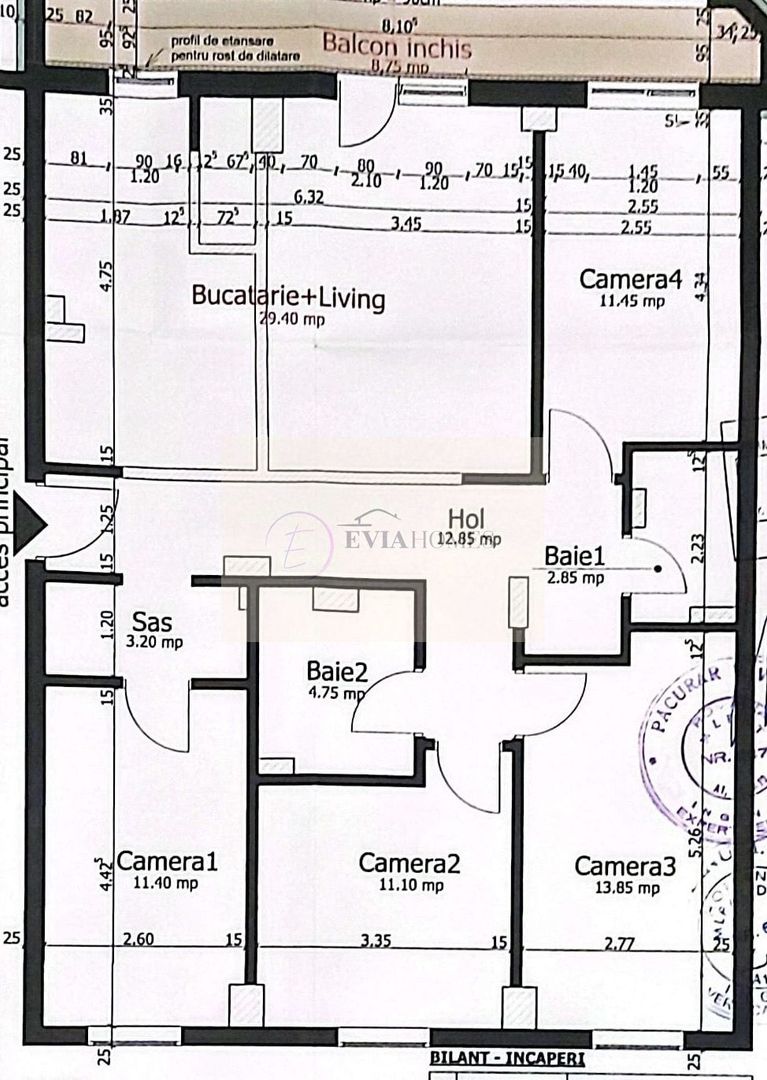 5 camere/Zona Calvaria - Schiță 9