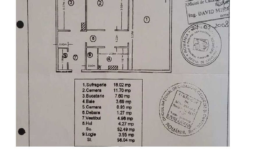 De vanzare apartament 2 camere Pacii - Poză 8