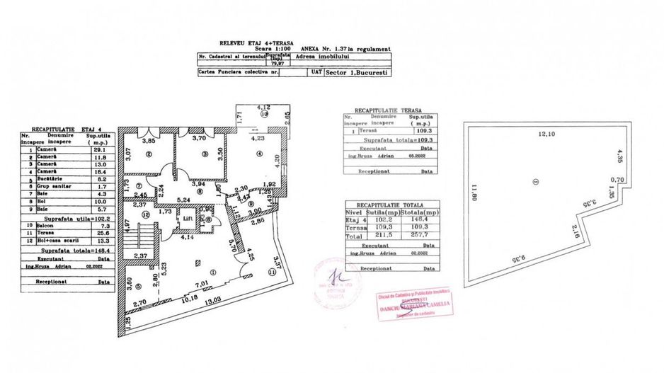 Apartament 4 camere Beller | Terasa 109mp | Loc de parcare - Poză 15