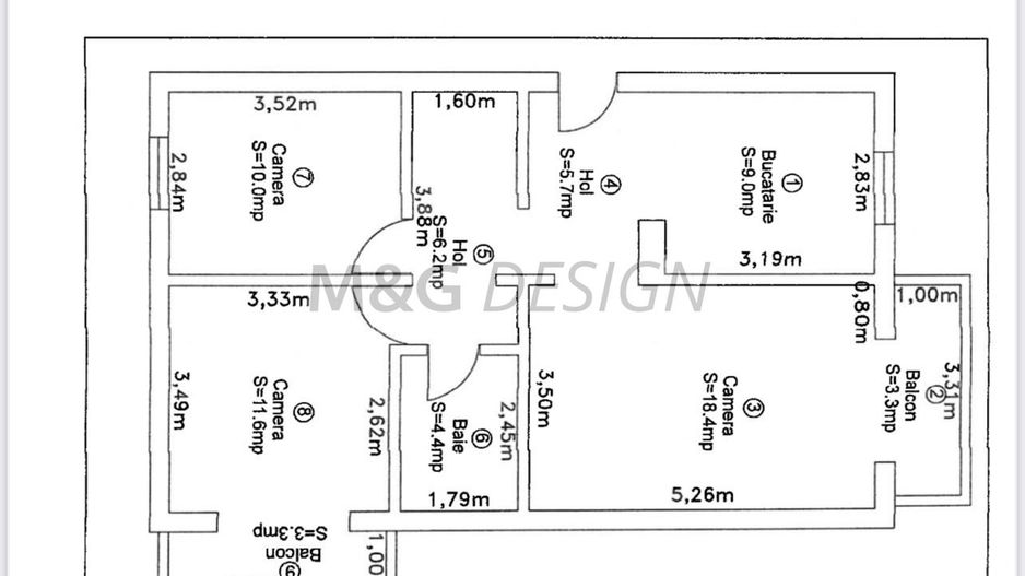 Apartament 3 camere Girocului - Poză 17