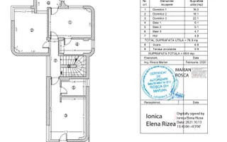 Vilă + piscină în Corbeanca, preț promo 399.000€, 2 locuri de parcare - Schiță 14