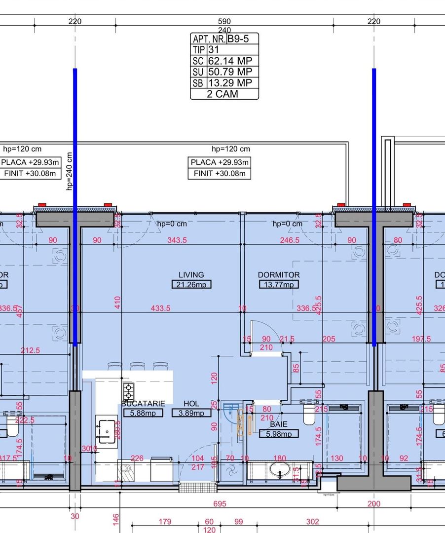 Apartament modern 2 camere I One High District I Aviatiei - Poză 12