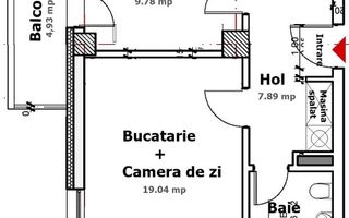 Apartament 2 camere + parcare subterana pe strada Soporului! - Poză 8
