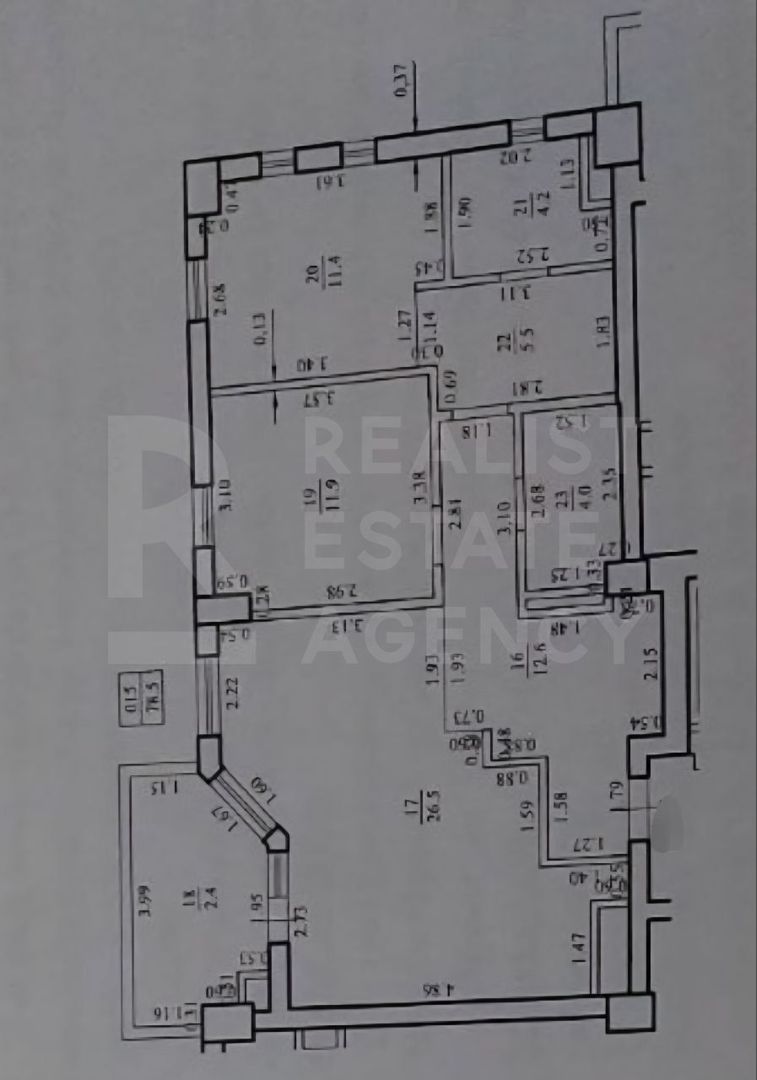 Vânzare, apartament, 3 camere, Bulevardul Europei, Botanica. - Poză 6