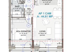 Apartament modern I 2 camere I Ansamblul Eroilor I Floresti - Poză 10
