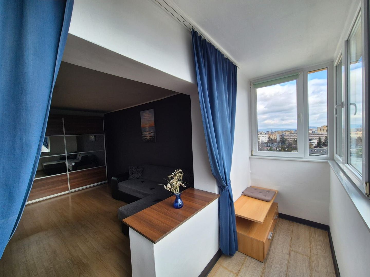 La 5 minute de Centru  - garsoniera spațioasă, pet friendly, priveliste frumoasă - Poză 6