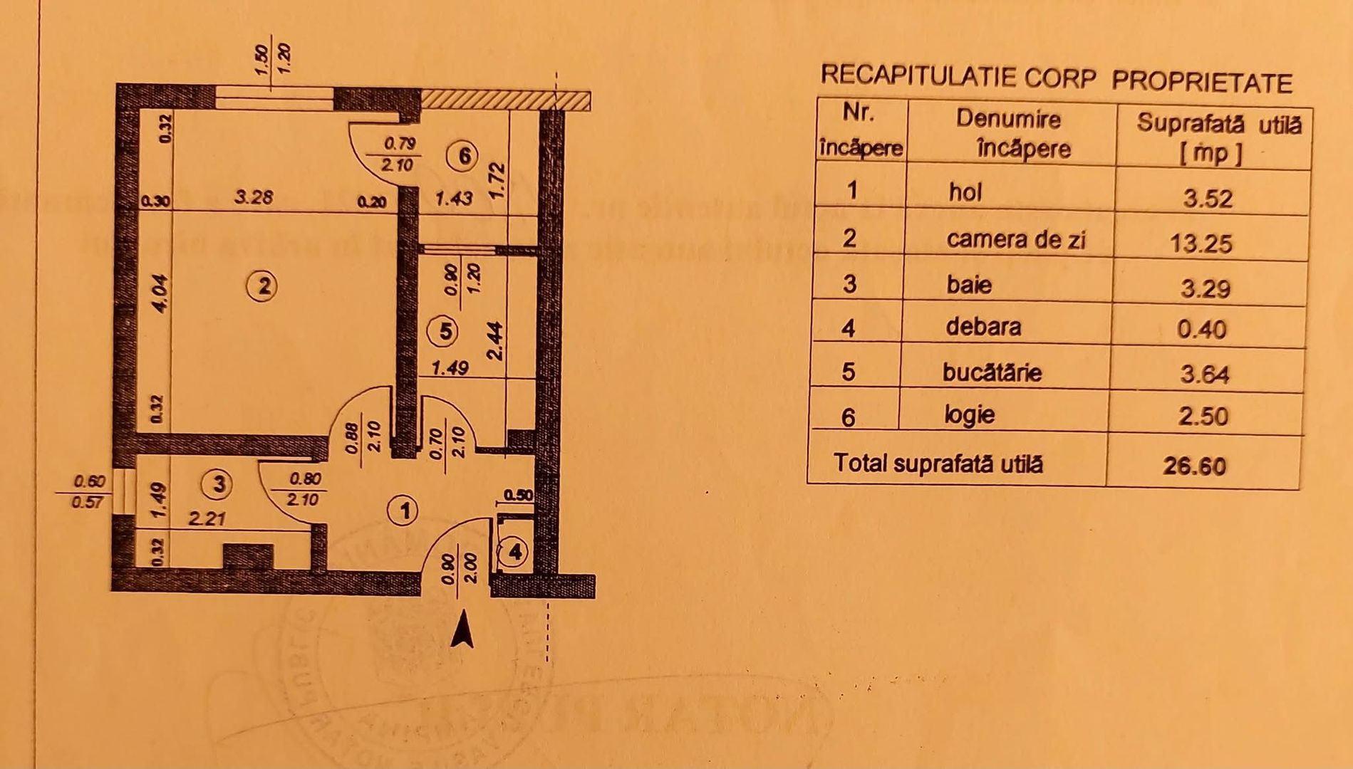 Garsonieră 27 mp cu balcon -bloc 3 etaje-mobilată utilată-bloc an 1980 - Poză 9