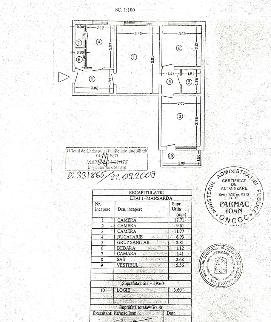 COMISION 0% -  Apartament 3 camere str. Straja - Piata Resita - Poză 19