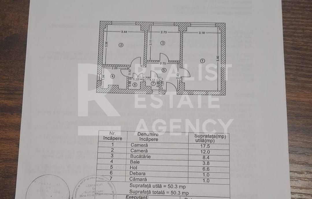 Apartament 2 camere, 50 mp utili, 1984,  Arena Nationala, București - Schiță 7
