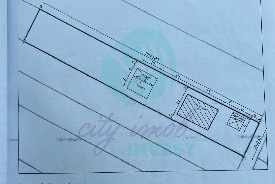 Casă la roșu P+1 | Teren 1750 mp | Dobreni-Giurgiu | Zonă liniștită - Poză 2