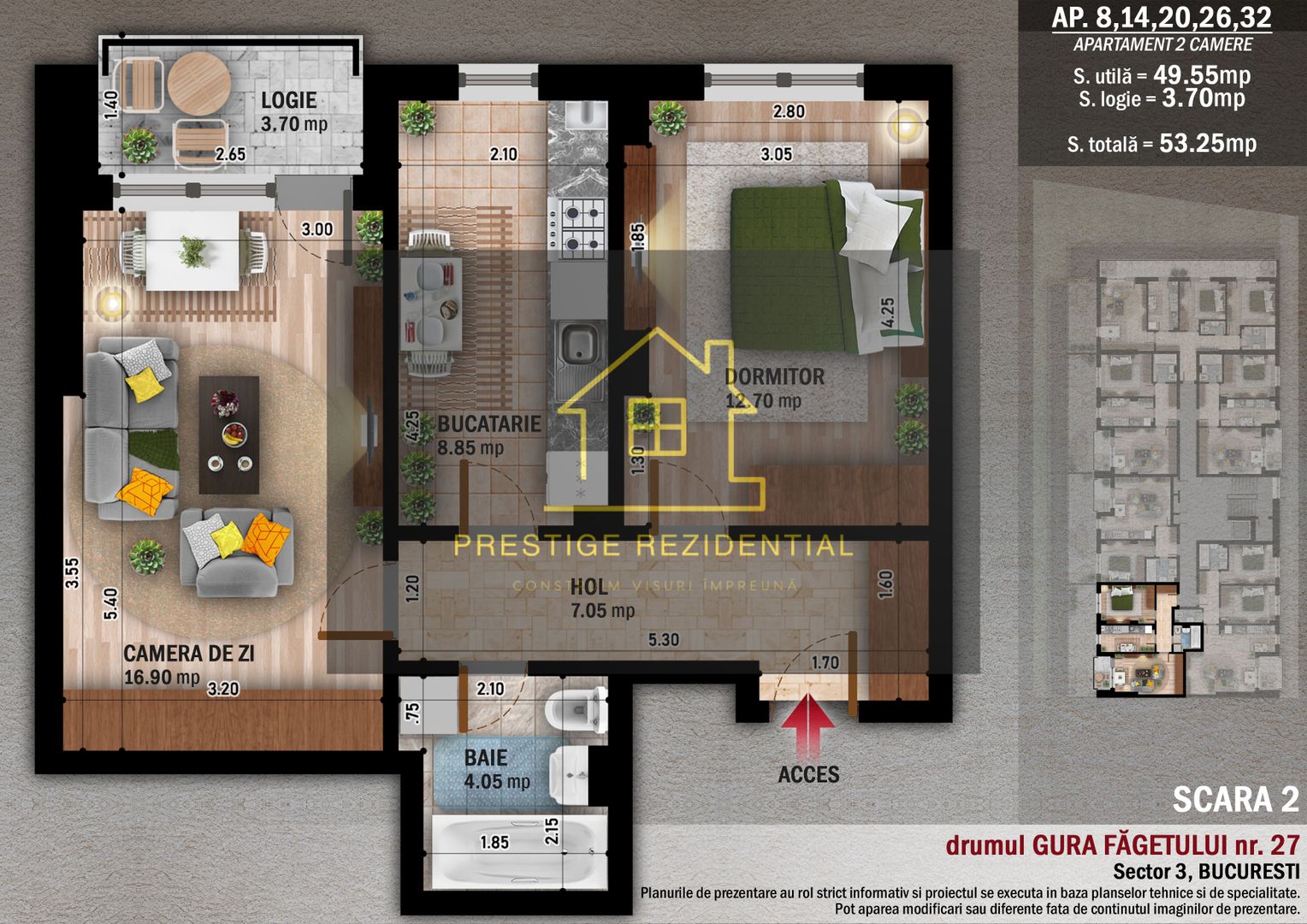 Apartament 2 cam , Direct Dez, Comision 0, 1 DECEMBRIE - Poză 4