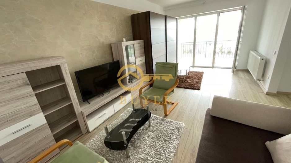Apartament cu o camera mobilat si utilat- Balcon mare, lift - Poză 4