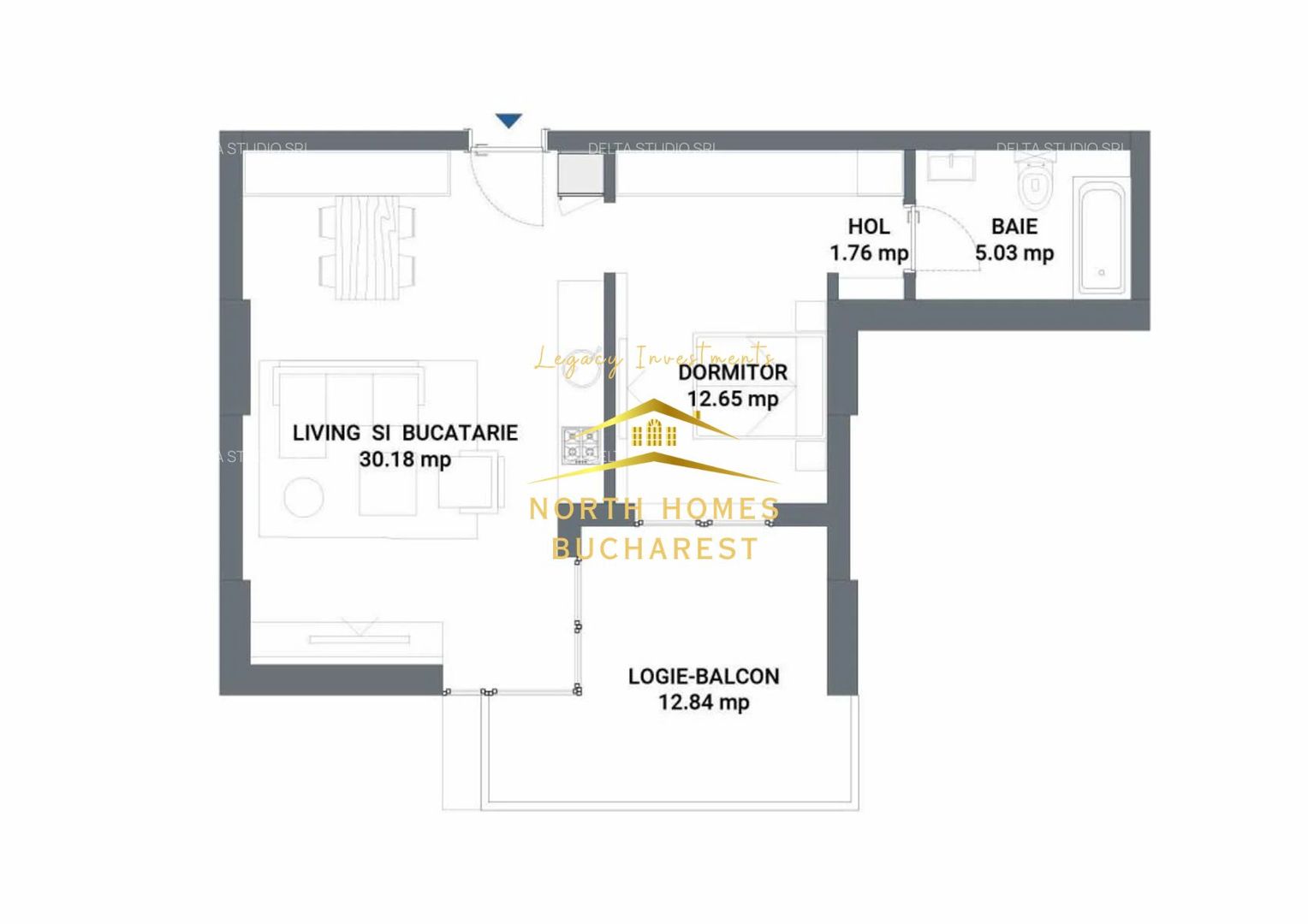 APARTAMENT CU 2 CAMERE | PIPERA | 0% COMISION - Poză 5