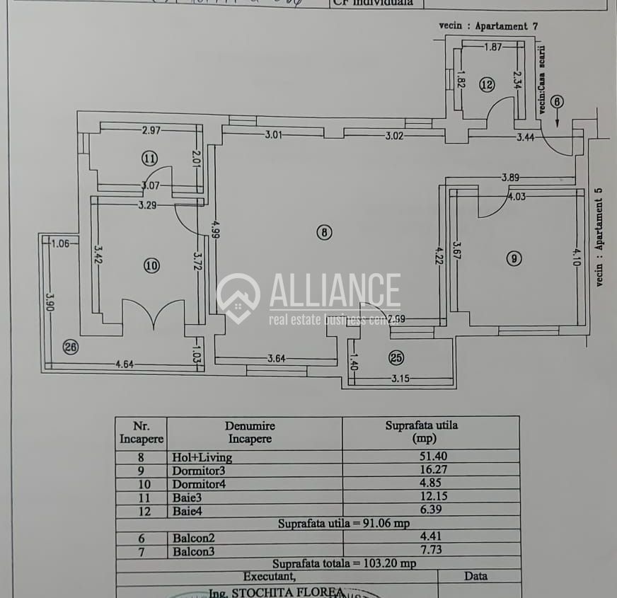 De vânzare apartament 3 camere statiunea Mamaia, zona Butoaie - Poză 14