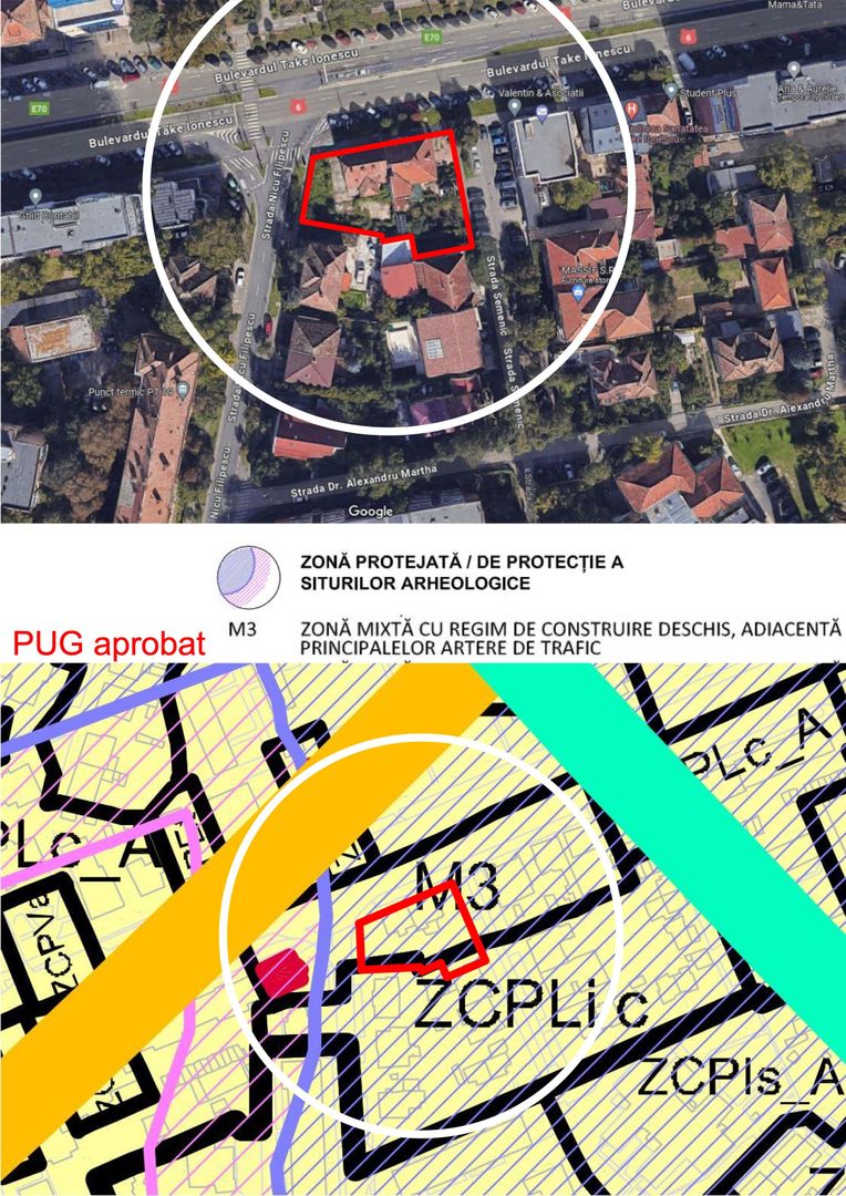 Teren ultracentral Take Ionescu pe artera cu 3 fronturi - Poză 1