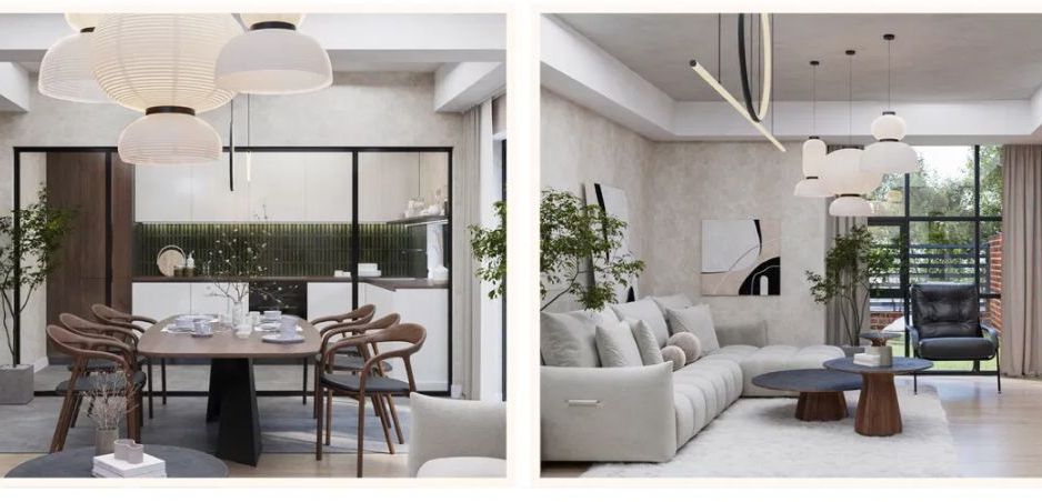 Locuință tip duplex cu design modern și curte proprie | 800m Colosseum mall - Poză 4