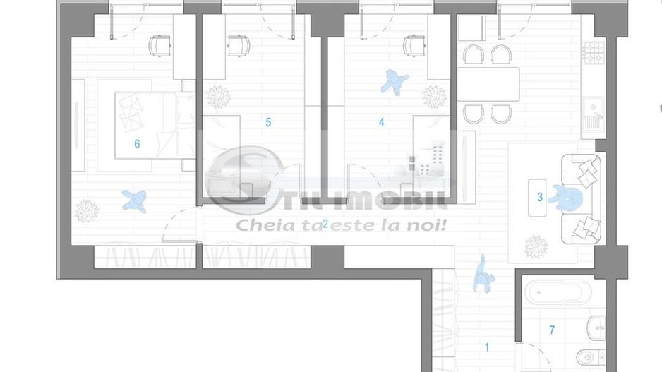 Apartament 4 camere - bloc nou - Cug - Selgros - Poză 3