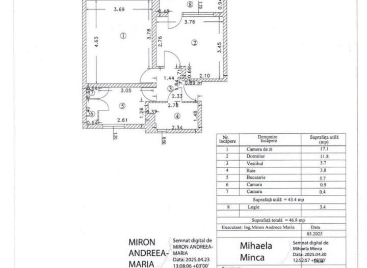 Apartament 2 camere Dimitrie Cantemir-Unirii T725 - Poză 1