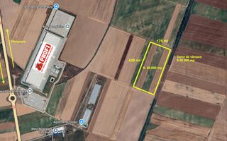 Teren extravilan 80.000 mp – lângă calea ferată & Profi Logistic – Șag - Poză 1