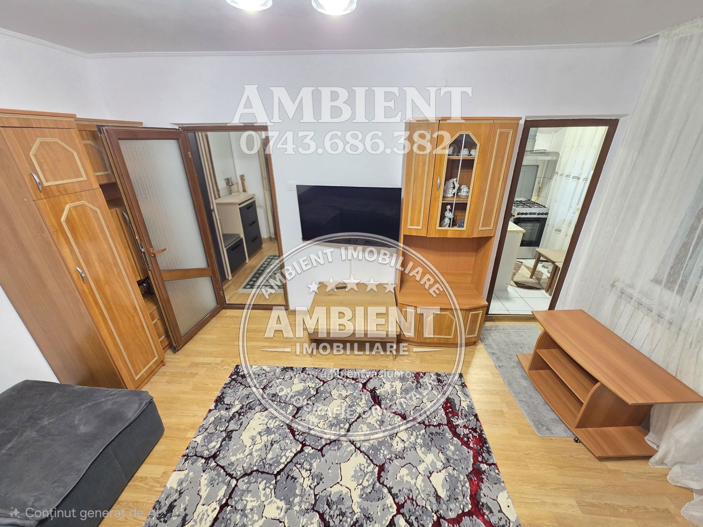 Apartament cu 1 cameră, etaj 1, mobilat și utilat, VASLUI - zona FILATURII; - Poză 6