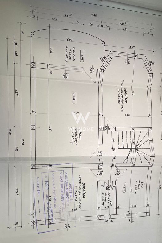 Casa - spatiu birouri, 2 corpuri de cladire - Sibiu - central - Schiță 12