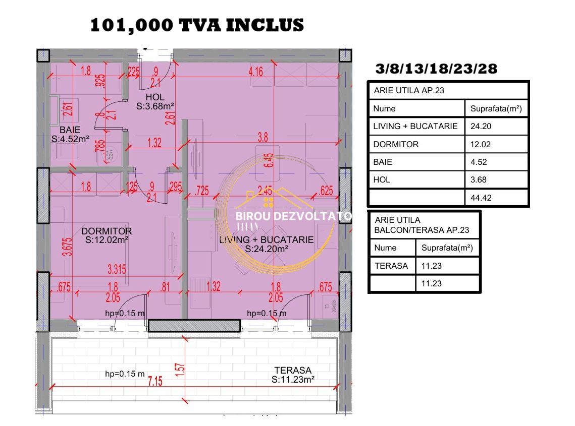 Decomandat Ansamblu modern Pallady titan metrou Stb Parc Parcare bonus - Poză 5