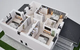 Casa tip duplex - 306 mp teren - Sura Mica - Poză 15