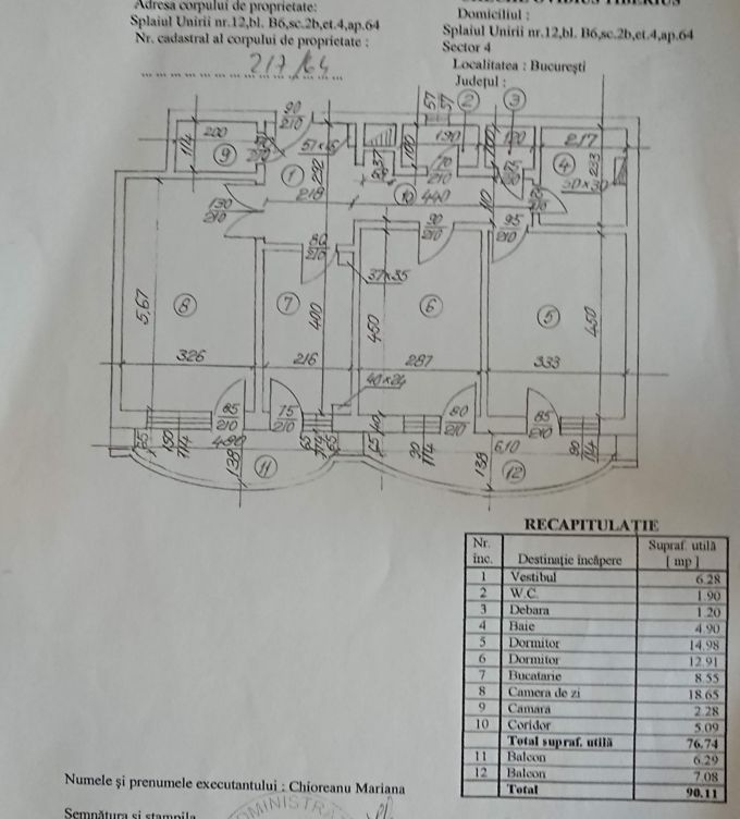 BRASADAS vinde ap 3 cam Unirii - Radu Voda - Poză 19