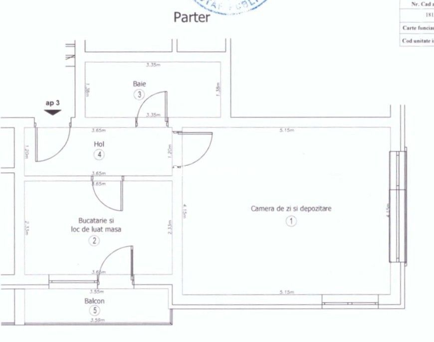 Garsonieră de Vânzare | Parcare | 42 mp | Tractorul - Poză 7