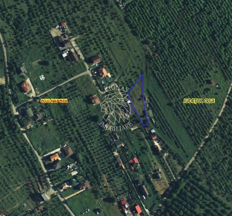 Teren 1590 mp - panoramic - investitie - Str. Pomet Jud. Cluj - Poză 2