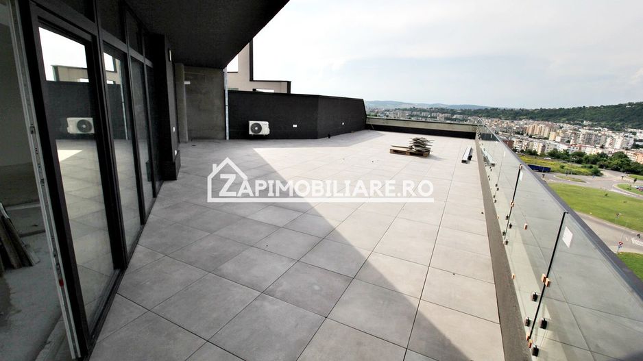Penthous 3 cam,2 băi, bloc nou 221mp.terasa 116mp.zona Tudor - Poză 3