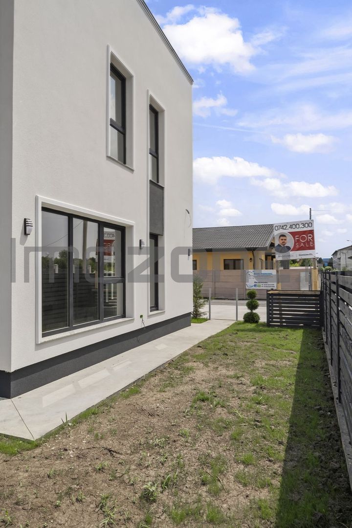 Otopeni - zona Ferme, vila P+1, 4 camere,  3 dormitoare, 3 bai, finisata la alb - Poză 27