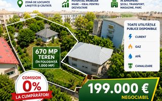 OPORTUNITATE de INVESTITIE - TEREN 670 mp, VASLUI zona ANA IPATESCU; - Poză 1