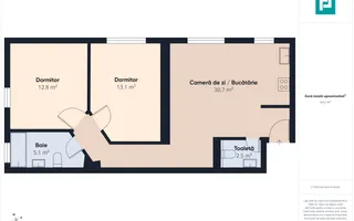 Apartament cu 3 camere | Bloc nou | Zona Lipovei - Poză 11