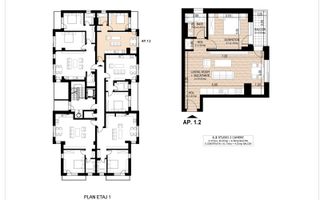 2 camere premium, încălzire în pardoseală, TVA inclus, Pallady - Poză 6