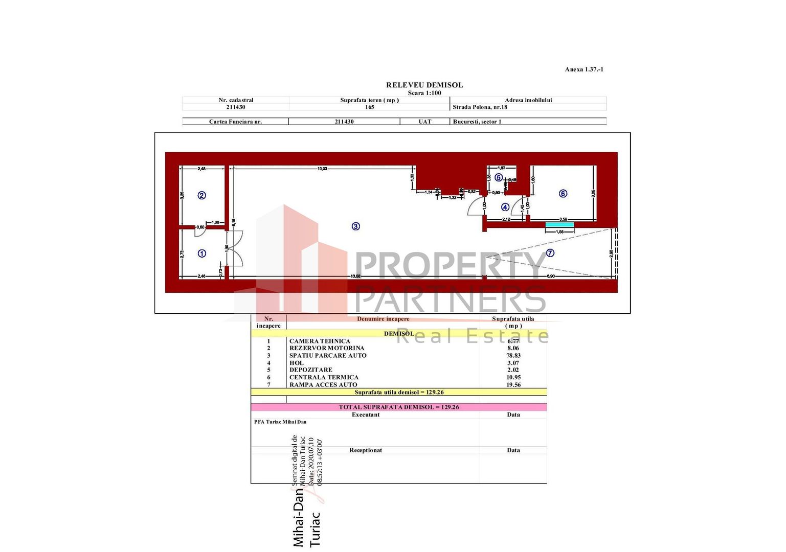 Cladire de birouri  Str. Polona - Str. Mihai Eminescu - Schiță 7