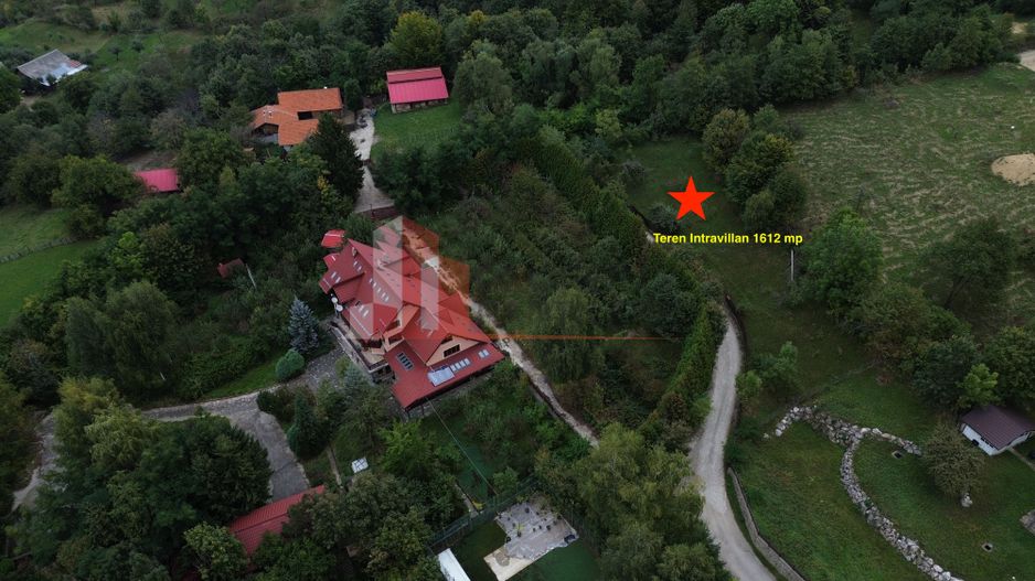Teren intravilan 1.612 mp | 2 fronturi | Vedere Bucegi | Bran Poarta - Poză 3
