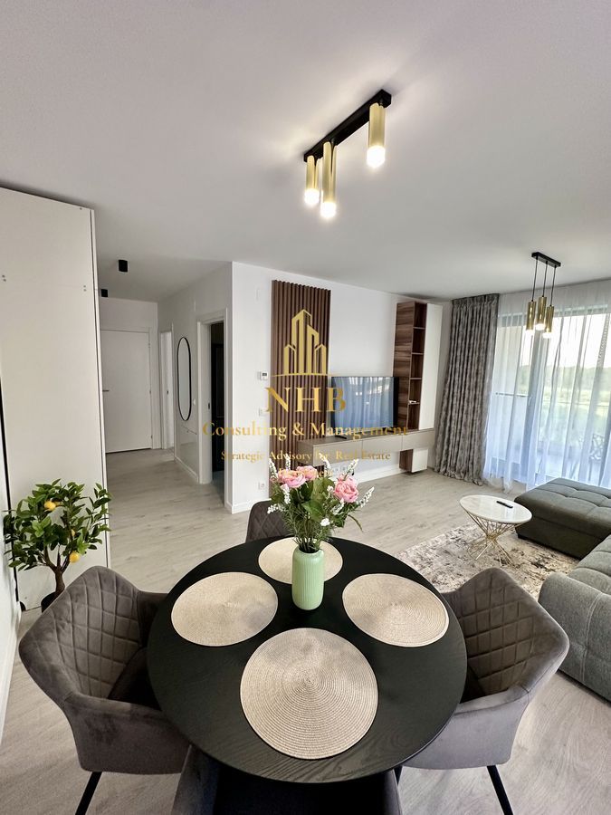 Apartament  de închiriat-2 camere - Baneasa, Greenfield-PARCARE- NOU - Poză 2