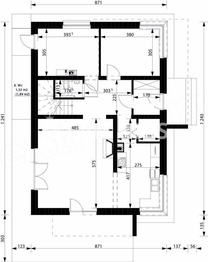 Apartament 140 mp, terasa 32 mp, zona Dorobantilor, Marasti - Schiță 6