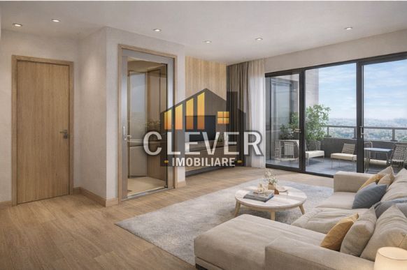 Penthouse duplex 4 cam 258 mp, lift privat, Pallady - Poză 1