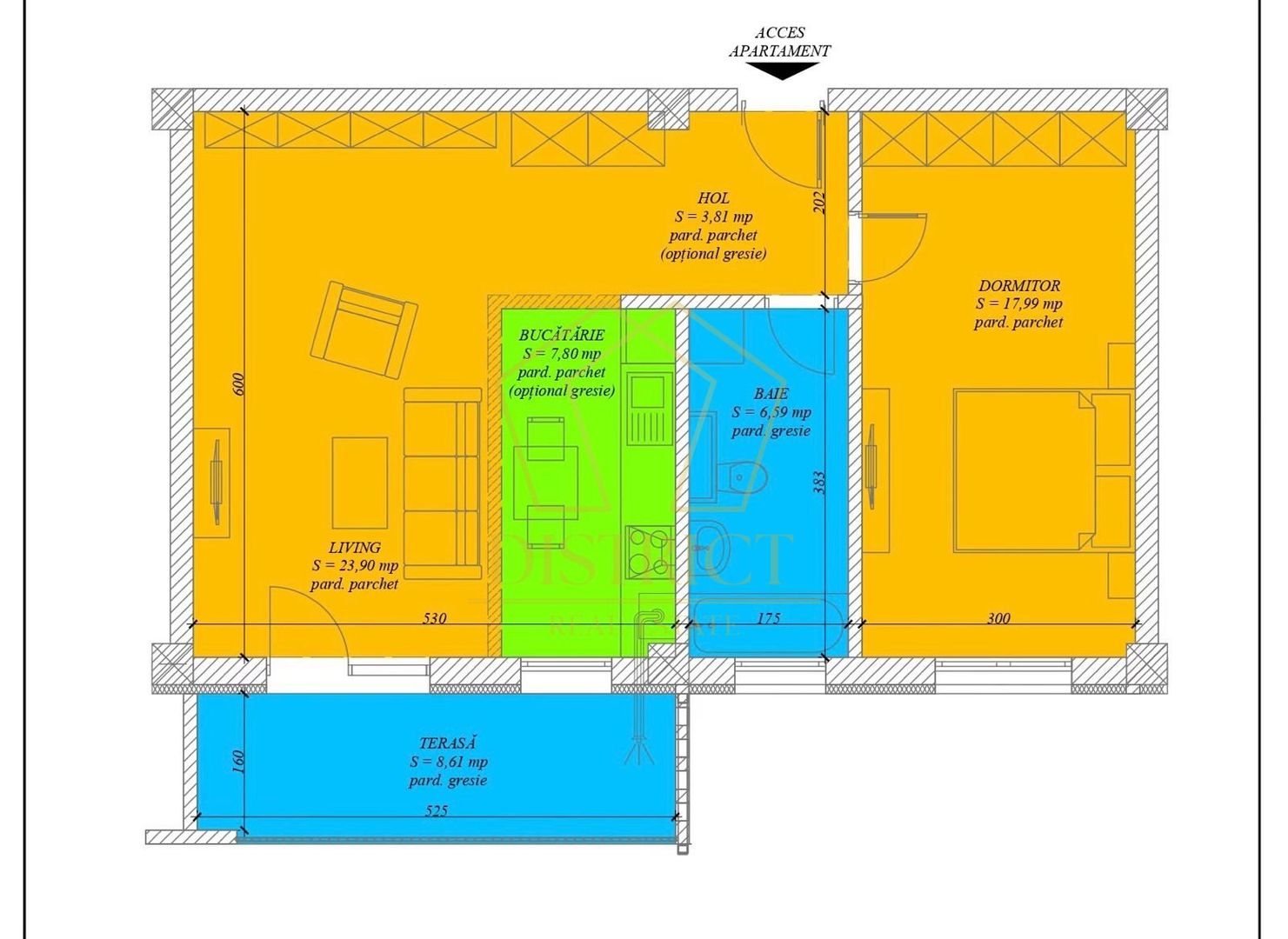 COM 0% Apartamente noi cu 2 camere | Mehala - Schiță 10
