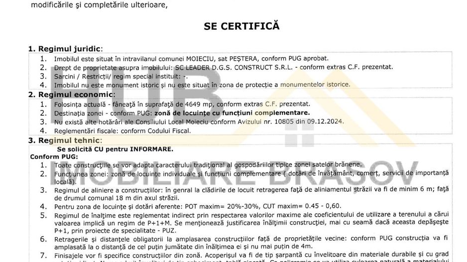 Oportunitate Investitie | Teren Pestera | 2.090mp | Utilitati Gaz/Curent | PUZ - Poză 12