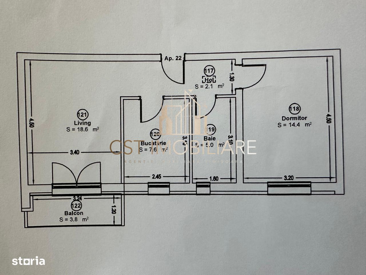 Apartament 2 camere Giroc - Poză 15