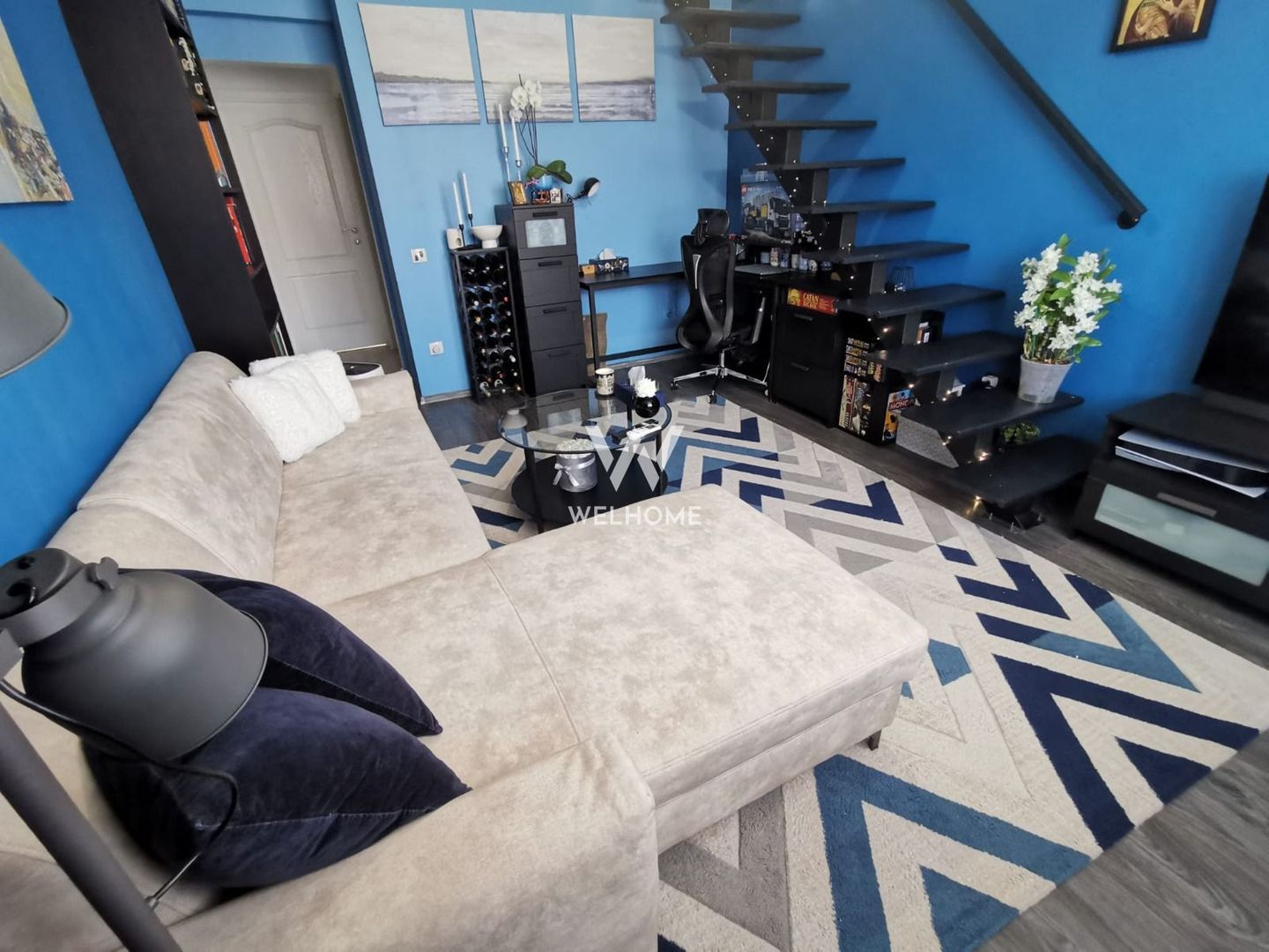 Apartament 3 camere, mansardă + balcon, complet utilat - Poză 1