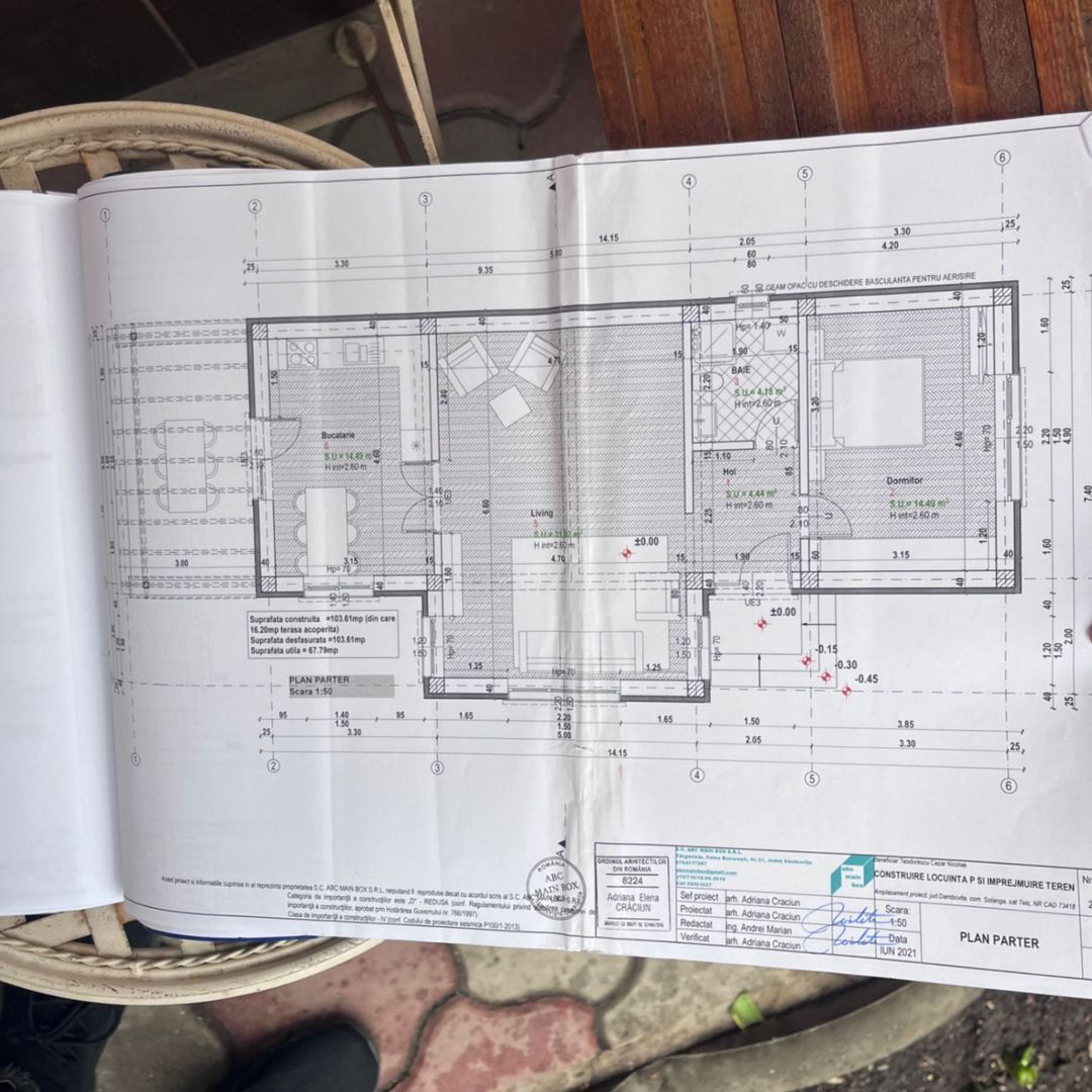 Vânzare teren Teis cu proiect casă! - Poză 1