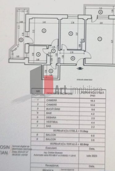 APARTAMENT  2 CAMERE -CHISINAU - Poză 11