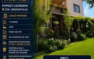 Vila Individuala 7 camere Popesti Leordeni 400 mp teren 240 MPU - Poză 1