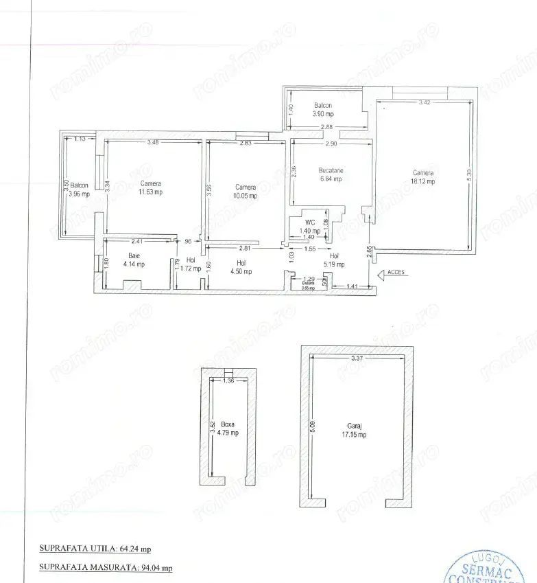 Girocului-Lidia | 3 Camere | Etaj intermediar | Garaj + Boxa | Centrala proprie - Poză 9