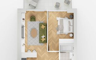 apartament 1 camera lakefield B2.2 - Schiță 1